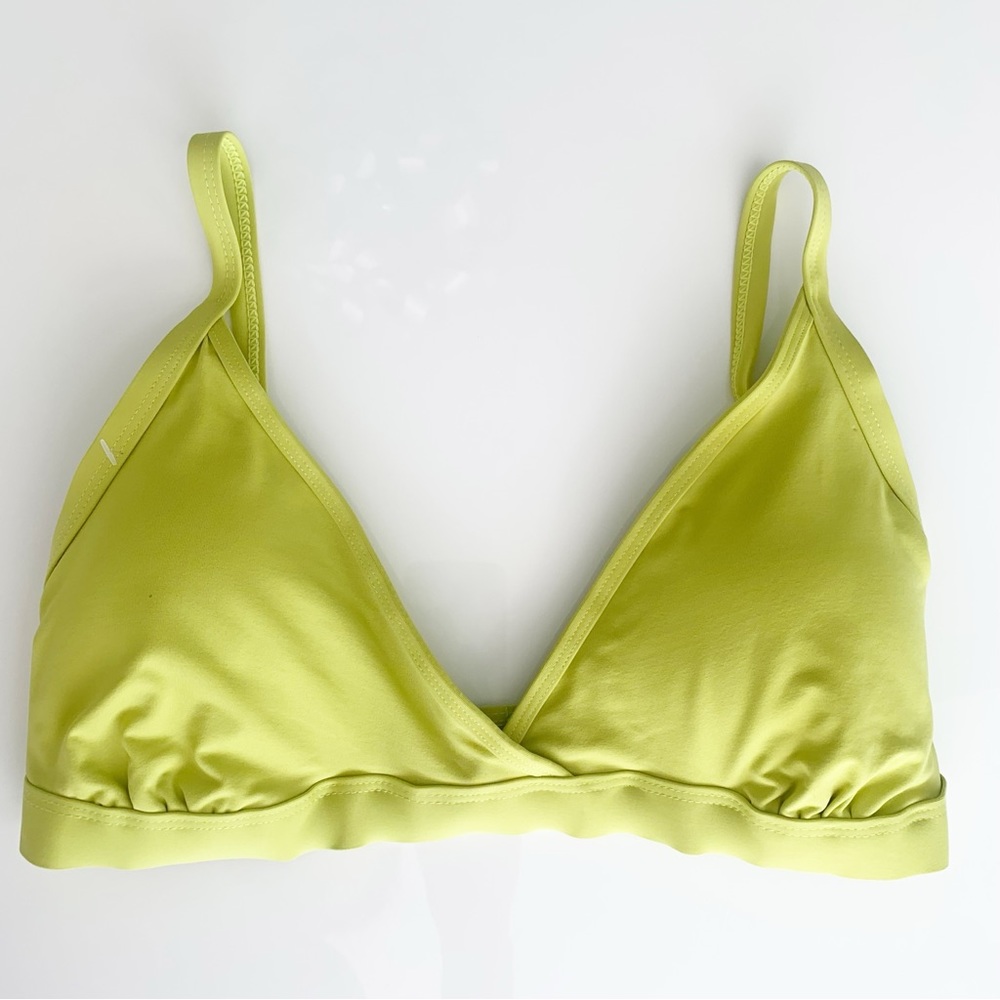 Catalina Women’s Green Bikini Top Size Small